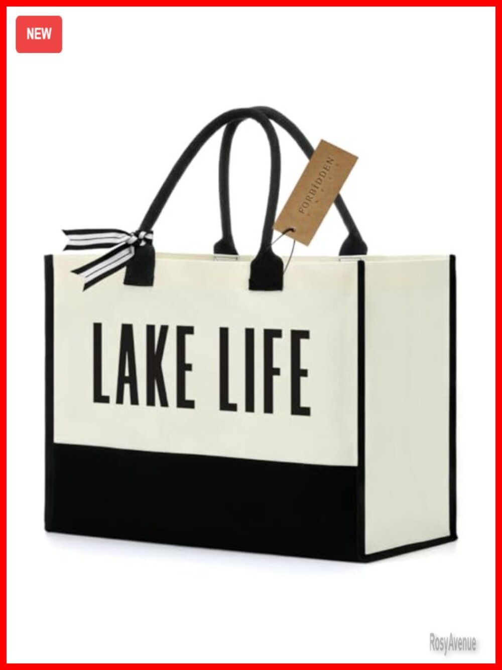 Canvas Tote Bag Retirement Travel Beach Large Gift